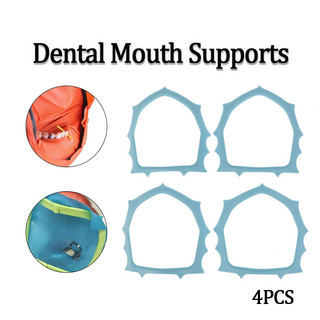 4 Chiếc Nha Khoa Hỗ Trợ Răng Miệng Cao Su Đập Khung Giá Đỡ Rào Chắn Tự Động Hỗ Trợ Rào Chắn