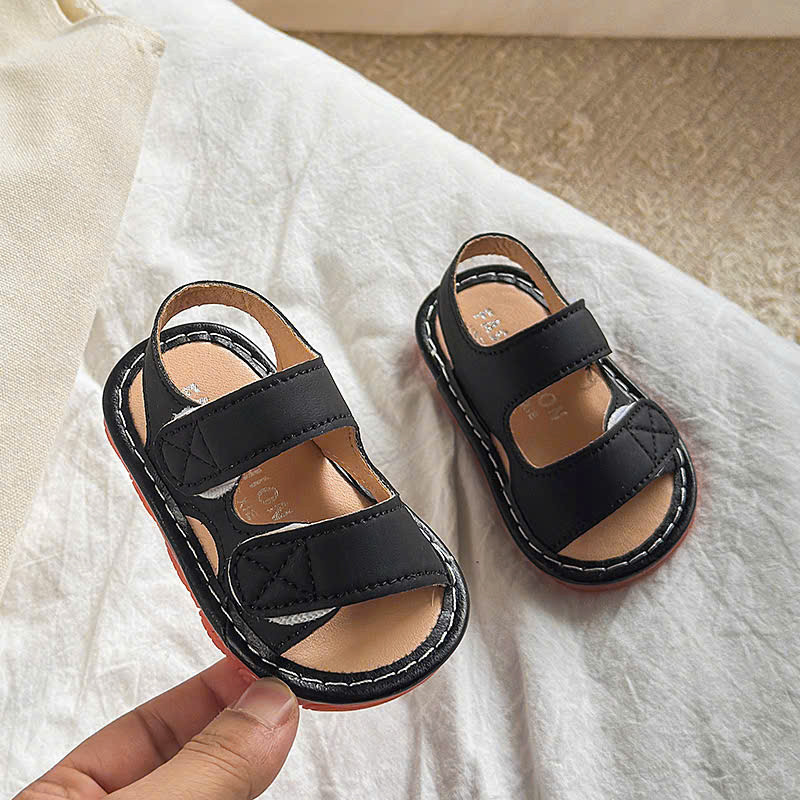 ( hàng sẵn ) sandal bé gái - dép rọ tập đi cho bé trai nhẹ có còi bíp bíp tít tít chống trượt từ 6m 2501 ( có video )