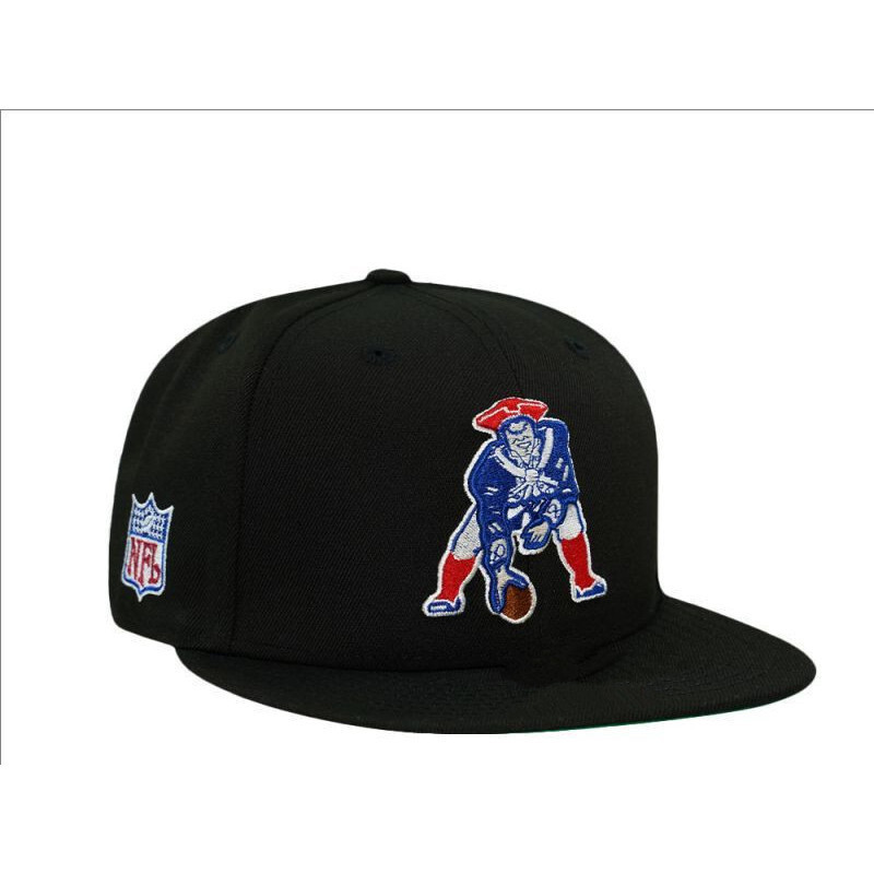 Mũ bóng chày nam 9FIFTY snapback, thiết kế điều chỉnh được, logo retro New England Patriots