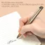 GETVOW Gỗ Thùng Bút, Mực Đen Thùng Gỗ Kim Loại Bút Bi, Cao Cấp Viết Mịn Bút Ký Văn Phòng