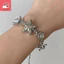 Vòng tay nữ đa năng thời trang và đa năng zircon star heart button