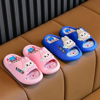 Dép cho bé Labubu - dép đi trong nhà chống trượt mềm nhẹ hoạt hình dễ thương mùa hè