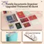 Túi đựng tài liệu HFTOY A4 Túi đựng hồ sơ Zip chống thấm nước dành cho học sinh Túi đựng đồ trang điểm Trường học Đồ dùng văn phòng Bộ sắp xếp lưu trữ linh tinh ~