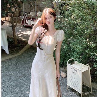 [Khuyến mãi 10%] Váy dài Plus Size phong cách mới cho nữ mùa hè, thiết kế thanh lịch từ chất liệu Jacquard
