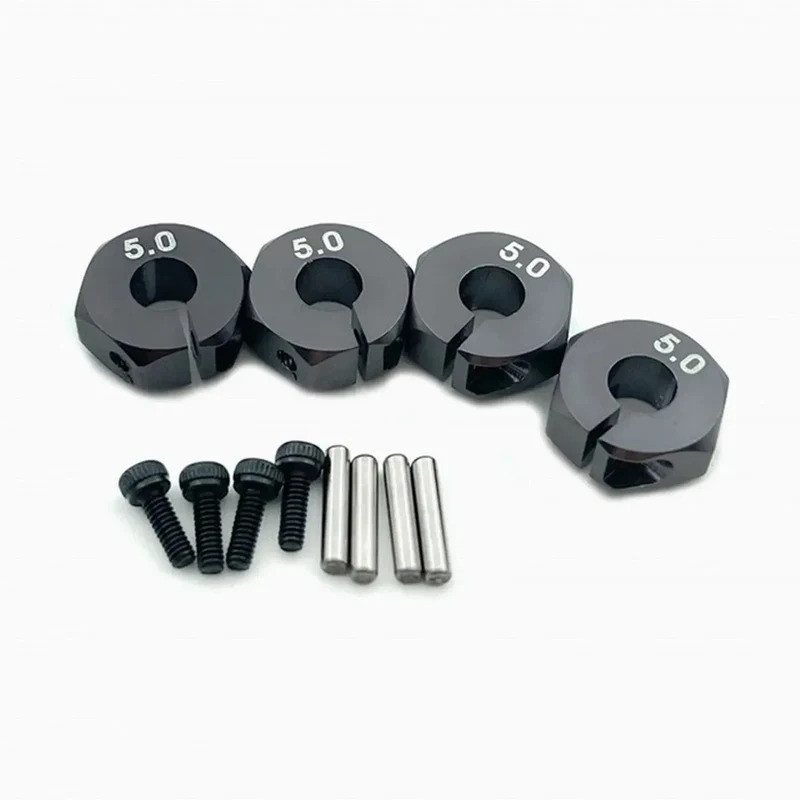 4 Kim Loại Hợp Kim Nhôm 5 / 6 / 7 Mm Dày Bánh Xe Vành Lục Giác Bộ Chuyển Đổi 12MM HSP HPI Tamiya Sakura Tất Cả 1 / 10 RC Xe 94123 94122 CS D4