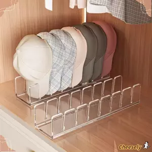 Giá đỡ mũ bóng chày CHEESELY, Dụng cụ sắp xếp mũ acrylic tiết kiệm không gian, Chất lượng Không cài đặt Mũ bóng chày Hiển thị Mũ bóng chày