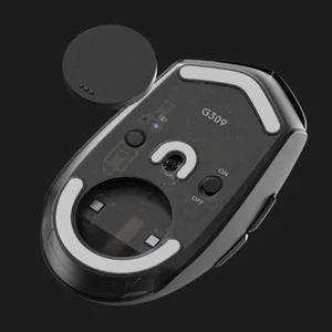 BTM 1 Bộ HotlineGames Đá Chân Chuột Miếng Dán Miếng Lót Chuột Giày Trượt Vàng Cho G309 Chuột Glides PTFE Chân