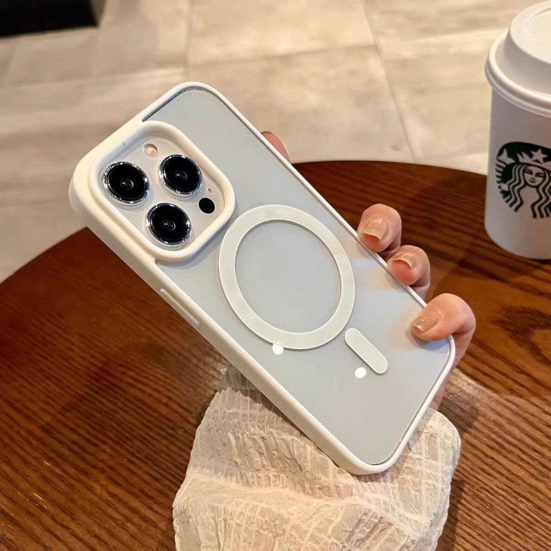 Ốp iPhone hỗ trợ sạc không dây từ tính và phù hợp cho iPhone 17 16 15 14 13 12 11 Pro Max 7 8 Plus XR XS Max