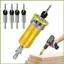 Mũi khoan Countersink Bán tự động 4 cánh Dụng cụ chế biến gỗ 4 miếng Bộ mũi khoan chế biến gỗ cho tủ gelhvn