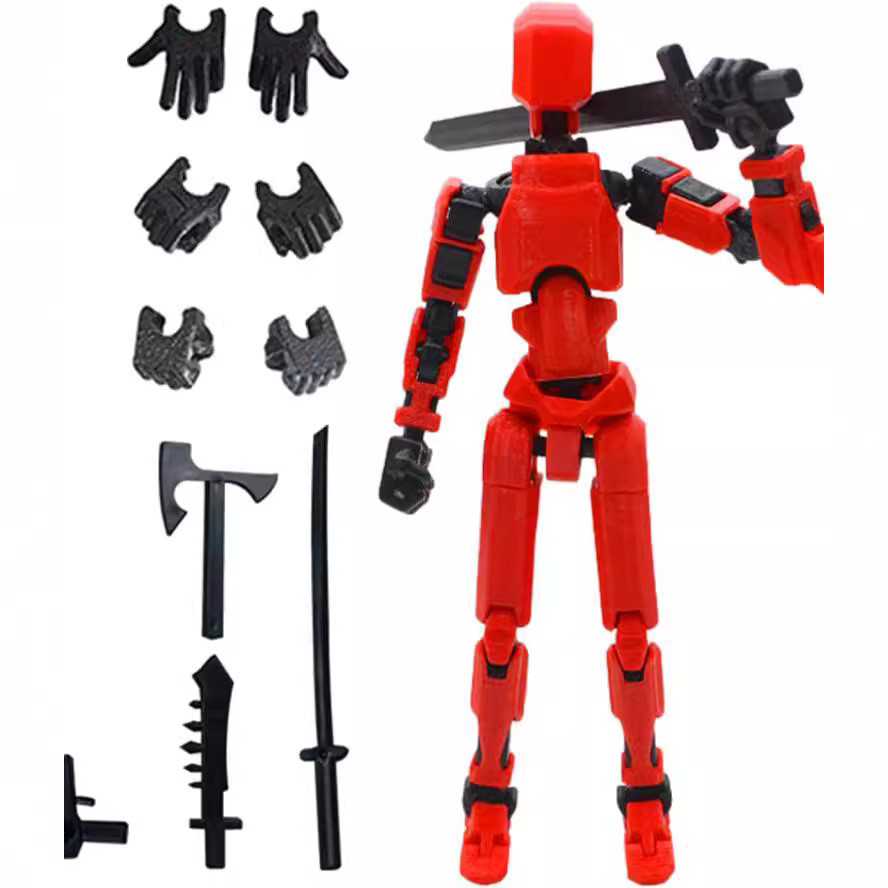 Dummy 13 Con Rối Hành Động Đa Năng 3D Người Chơi Ban May Mắn 13 Búp Bê Toàn Thân Hoạt Động Máy Giải Nén 26.4.12