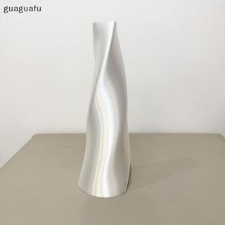 [guaguafu] Bình in 3d Bình hoa phong cách hiện đại có họa tiết xoáy Bình trưng bày hoa thẩm mỹ cho phòng khách Trang trí máy tính để bàn VN