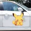 Xe Máy Điện Xe Máy Miếng Dán Xe Hơi Hoạt Hình Độc Đáo Pikachu Cửa Sổ Thân Trầy Xước Chặn Miếng Dán Trang Trí 26.3.26
