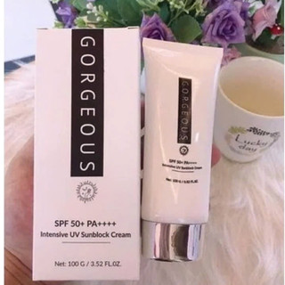 [Combo 2 tuýp] Kem Chống Nắng GORGEOUS MÚI XÙ Ban Ngày Tuýp Lớn 100g  77@