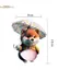 TRTR 1 / 5 Cái 3D Chó Con Dễ Thương Stier Bóp Shiba Inu Stier Tủ Lạnh Trang Trí Tường Silicon Tự Dính Stier VN