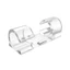 Kẹp Cáp Nhựa Trong Suốt Organize Dây Điện - Phù Hợp Để Treo Tường Hoặc Dưới Bàn Làm Việc