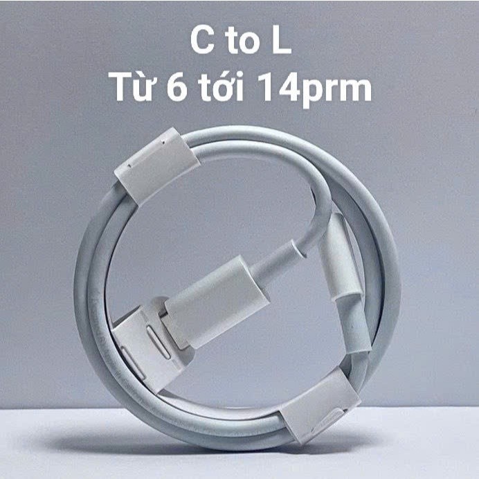 Bộ Sạc Nhanh 20.W ( Củ P.D 20.W + Dây sạc nhanh Ty.pe -C ) An Toàn Ổn Định Cho Điện Thoại