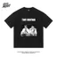 BTS Đen Trắng Áo Thun Cotton Nặng, Phù Hợp Cho Cặp Đôi Nam Nữ