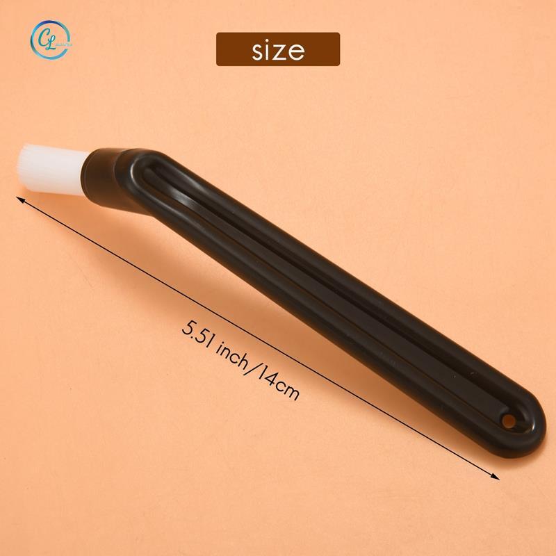 Bàn chải làm sạch máy pha cà phê Tay cầm bằng nhựa với bàn chải lông Nylon Bàn chải Espresso Dụng cụ làm sạch cà phê - Bộ 5