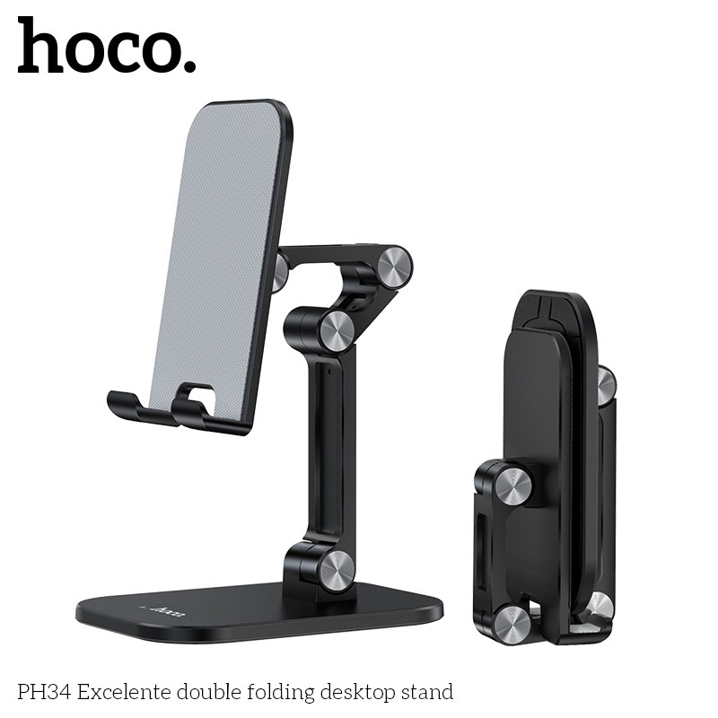 Giá đỡ điện thoại, máy tính bảng Hoco có thể gấp gọn tùy chỉnh kích cỡ tiện lợi siêu bền chắc chắn
