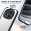Dành Cho Mi POCO M8 Pro 5G Vỏ Túi Khí Trong Suốt Chống Sốc Bốn Góc Cho POCO M8 Chống Rơi Matte Cứng Bảo Vệ Mặt Sau