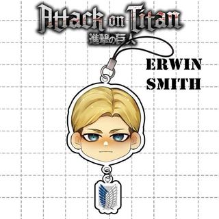 Phone Strap Anime Attack on Titan | Gantungan HP Akrilik Anime | Aksesoris HP - Eren