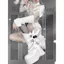 Nishino Hot Girl Original Hot Girl Boots Nữ Phong Cách Punk Đế Dày Martin Giày Cao Gót Tròn Gothic Nền Tảng Giày Hiệp Sĩ Giày