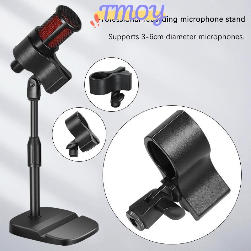 TMOY 1Pc Đa Năng Micro Lớn Cầm Tay Kẹp Giá Đỡ Với 3 / 8 Adapter Cho 3-6CM Mic Micro Mic Kẹp Đứng Giá Đỡ TMOY