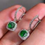 Bông tai Zircon dát siêu nhỏ sang trọng nhẹ Bông tai phong cách phù hợp Bông tai cấp 26.4.17