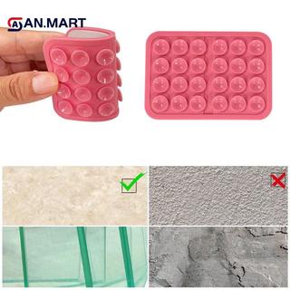 AN.MART Silicone Hút Ốp Điện Thoại Gắn - Giá Đỡ Mạnh Mẽ Hai Mặt Cho Android Cho Gương Ô Tô Phòng Tắm Nhà Bếp VN