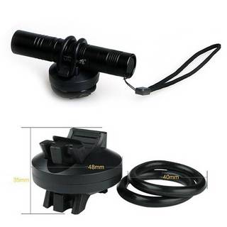 [KJ] Giá đỡ đèn pin phía trước xe đạp xoay 360 độ [Mới]