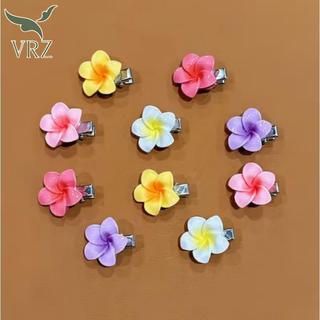 Kẹp tóc mini đa năng Hawaii hoa ngọt ngào, nhiều màu sắc, phù hợp trang trí tóc cho tiệc cưới và trẻ em