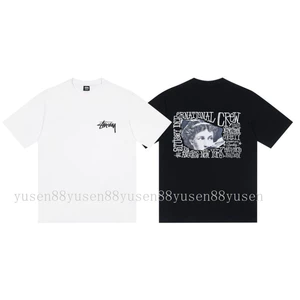 Áo thun ngắn tay cổ tròn in hình nhân vật chất lượng cao Unisex