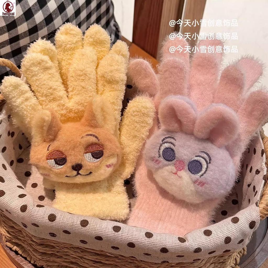 Găng tay sang trọng Zootopia dành cho nữ - Ấm áp và bảo vệ khi đi xe đạp vào mùa đông