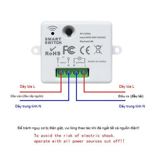 Phong cách mới Thiết bị điều khiển từ xa thông minh không cần dây -công tắc dán tùy ý, điều khiển đèn/thiết bị gia đình.