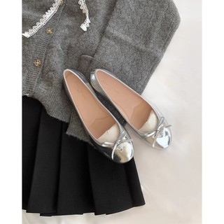Giày ba lê hình tam giác mềm Bow Flat Commuter