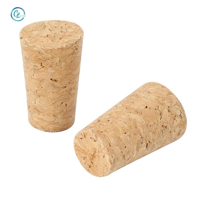 40 chiếc nút chặn rượu gỗ tự nhiên, nút chai gỗ, nắp niêm phong chai bia, phích cắm nón