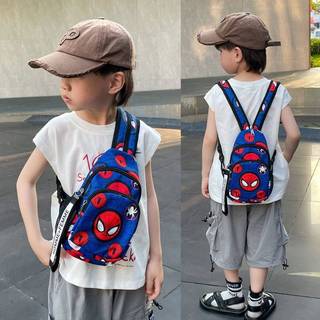 Trường Tiểu Học Trẻ Em Du Lịch Đi Chơi Ba Lô Nhỏ Bé Trai Đẹp Trai Dễ Thương Người Nhện Ba Lô Túi Đeo Ngực Túi