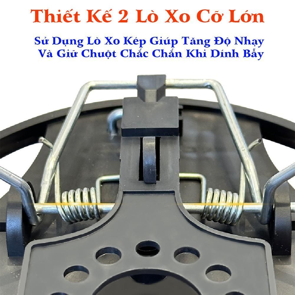 [Hộp 2 Chiếc] Bẫy Chuột Tự Động Hình Tròn, Bẫy Chuột Thông Minh Dùng Trong Nhà Và Ngoài Trời Siệu Nhạy