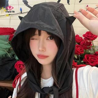 HWETR Thời Trang Dễ Thương Dây Đeo Tai Chống Nắng Nhanh Khô Mũ Chống Nắng Cho Nữ Mới