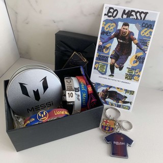 【现货】Ống Hút Messi Số 10 Silicon Barcelona Dạ Quang Vòng Tay Messi Số 10 Silicon Barcelona Dạ Quang Thể Thao Dây Đeo Tay Bóng Đá Quạt Vòng Tay Hộp Quà Tặng Bộ Quà Tặng Sinh Nhật 1229LP