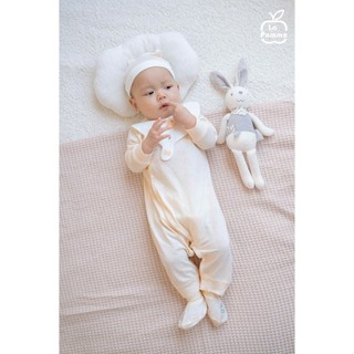 La pomme SS2026 BST sơ sinh La Pomme dệt vân chìm gấu nhỏ - Be cho bé T1.4