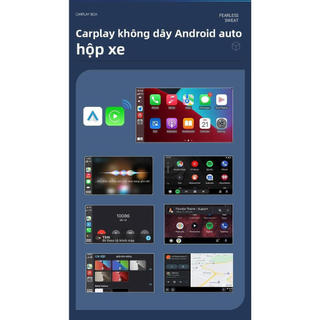 Bộ chuyển đổi CarPlay 2in1 bộ chuyển CarPlay xe hơi adapter CarPlay Android Auto, tương thích Apple CarPlay Android Auto