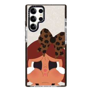 Gitter Big Faced Girl Animal Phone Case Cho Samsung Galaxy S26 25 24 23 22 UItra S25 24 Plus Vỏ Bảo Vệ Chống Sốc