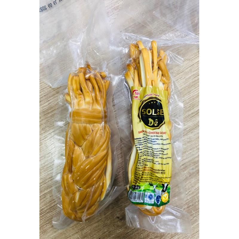 Phô Mai Hun Khói Sợi Dê 100g SOLSE Sản Phẩm Ăn Vặt Chất Lượng