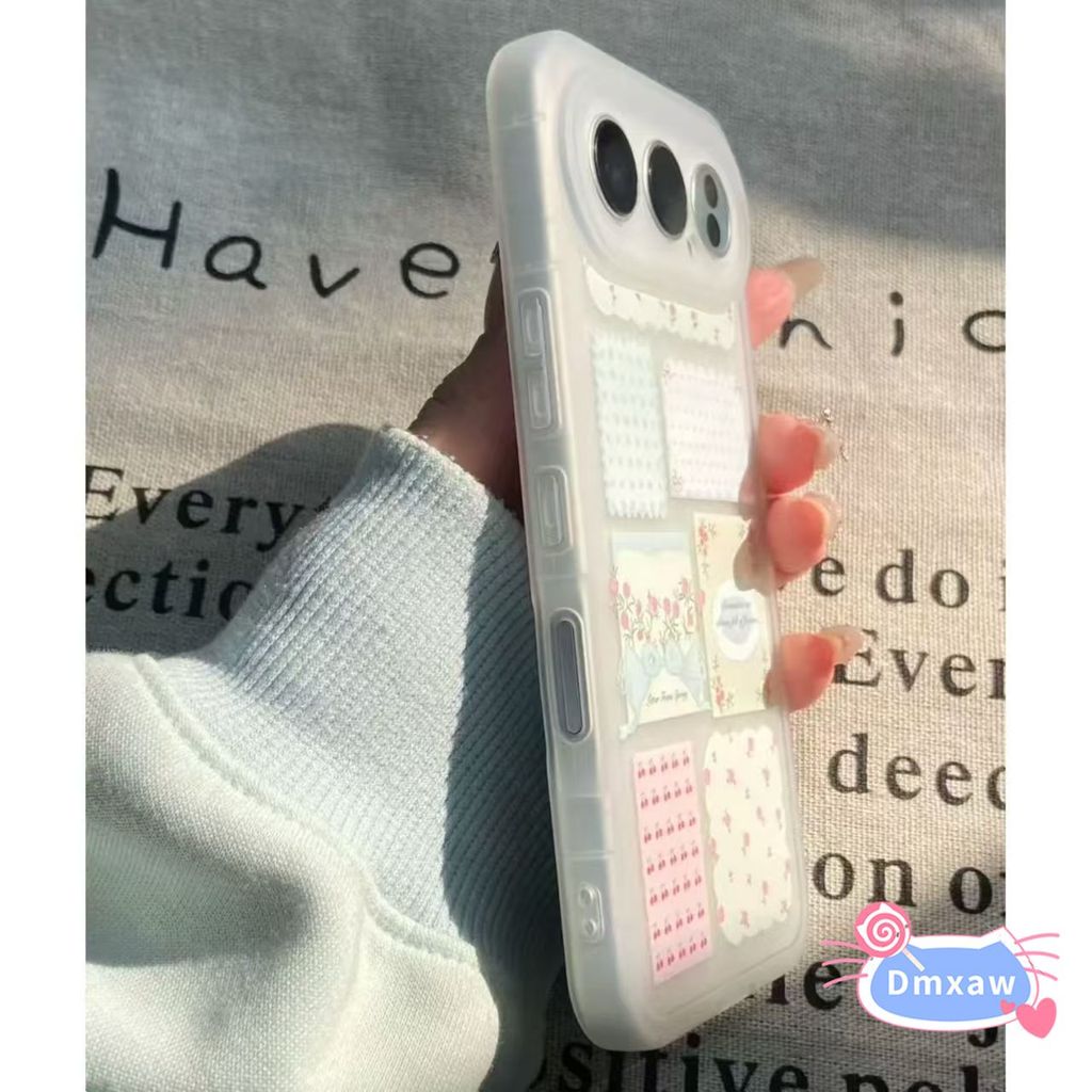 Ốp Điện Thoại Hoa Dễ Thương Note Cho Realme Neo8 Neo7 Turbo SE Neo7X GT Neo6 Neo5 SE Neo3 Narzo 60 Pro Q3S Q3T 5G 4G Vỏ Hoạt Hình Mùa Xuân Mềm Trắng Mờ Mặt Sau
