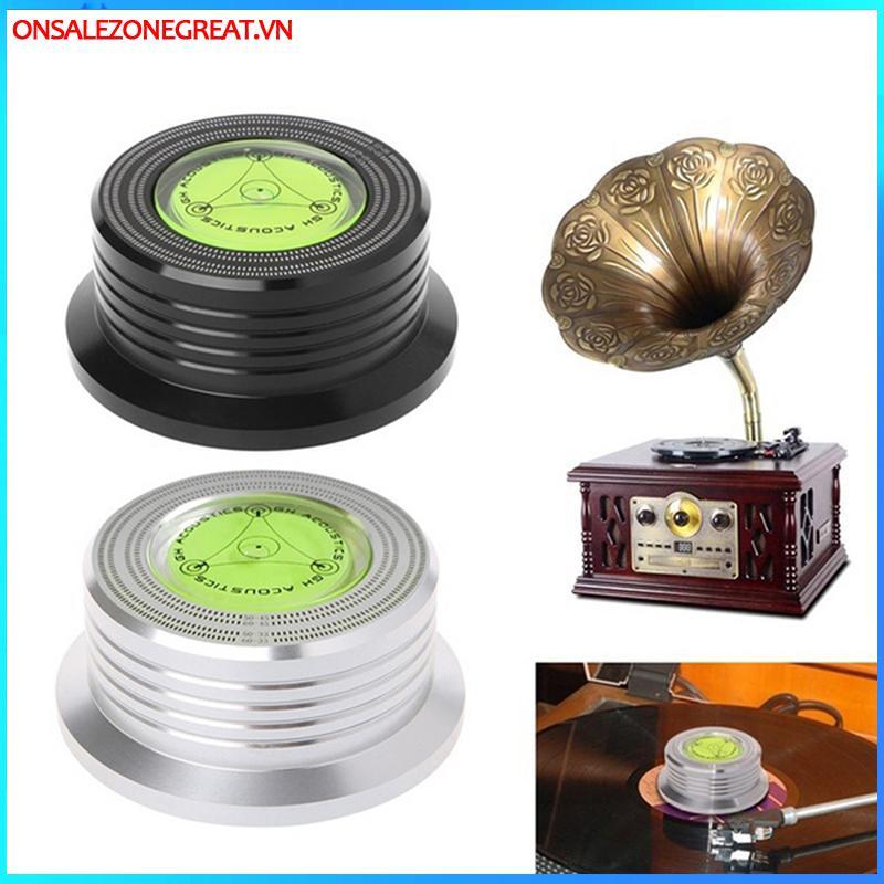 Ons 50Hz LP Bộ ổn định đĩa Kim loại Bàn xoay Trọng lượng Kẹp ghi máy nghe nhạc Phụ kiện tại