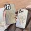 Ốp Lưng Cho OPPO A5X A3 A96 A95 A76 A74 A60 A58 A57 A53 A38 A18 A17 A16 A15 A7 A5 Reno 14 13 12 11 10 Pro 8 7Z 8Z 6 Mạ Acrylic IMD Case Motif Bowknot CYIM144