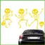 Dancing Skeleton Sticker Dancing Skeleton Decal Sticker cho cửa sổ Dancing Skeleton Ốp lưng Laptop Window Car wipqsvn