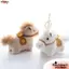 Móc khóa ngựa sang trọng NORDICLIFE, Yuanbao Pony Thú nhồi bông Mặt dây chuyền ngựa sang trọng, Tóc dài 10cm Năm túi ngựa Quà tặng mặt dây chuyền