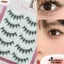 NORDICLIFE 5 Cặp Manga Anime Mies, Cosplay Nhật Bản Lông Mi Giả Kịch Tính, 5 Cặp Gói Lông Mi Giả Chồn Dày Ướt Spiky Cho Nữ Bé Gái